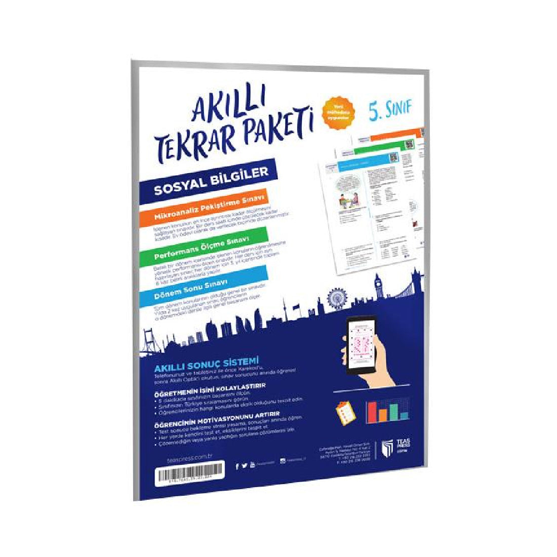 Teas Press Yayınları 5. Sınıf Sosyal Bilgiler Akıllı Tekrar Paketi