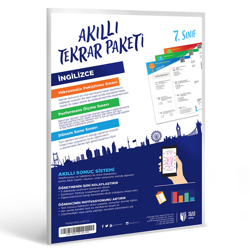 Teas Press Yayınları 7. Sınıf İngilizce Akıllı Tekrar Paketleri
