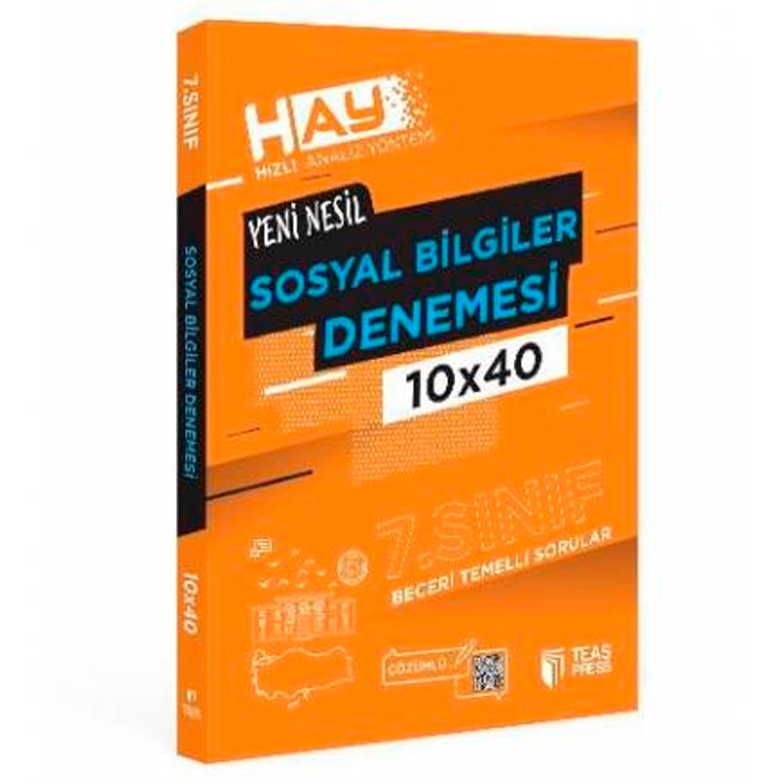 Teas Press Yayınları 7. Sınıf Sosyal Bilgiler Hay 10x40 Branş Deneme