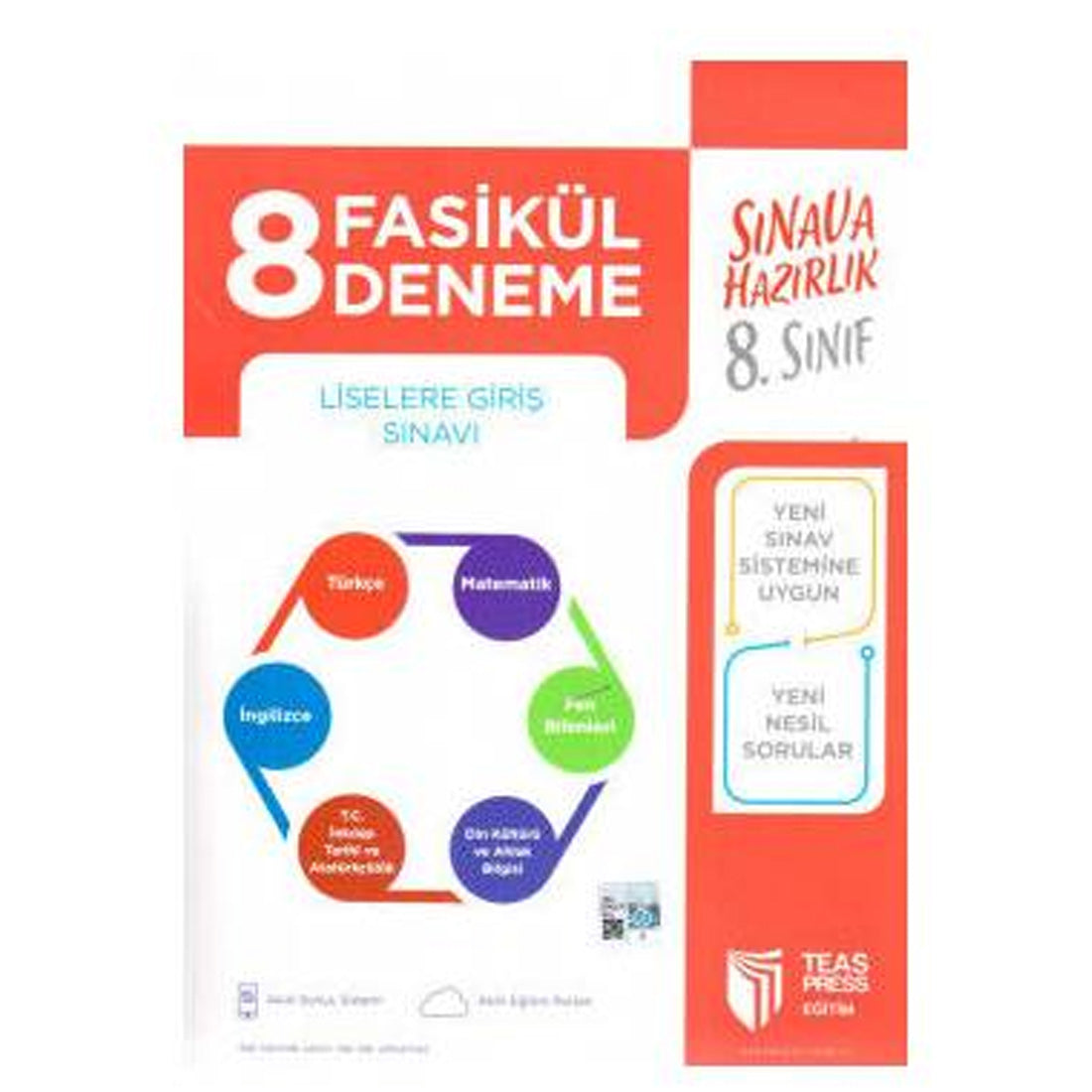 Teas Press Yayınları 8. Sınıf LGS 8 Fasikül Deneme