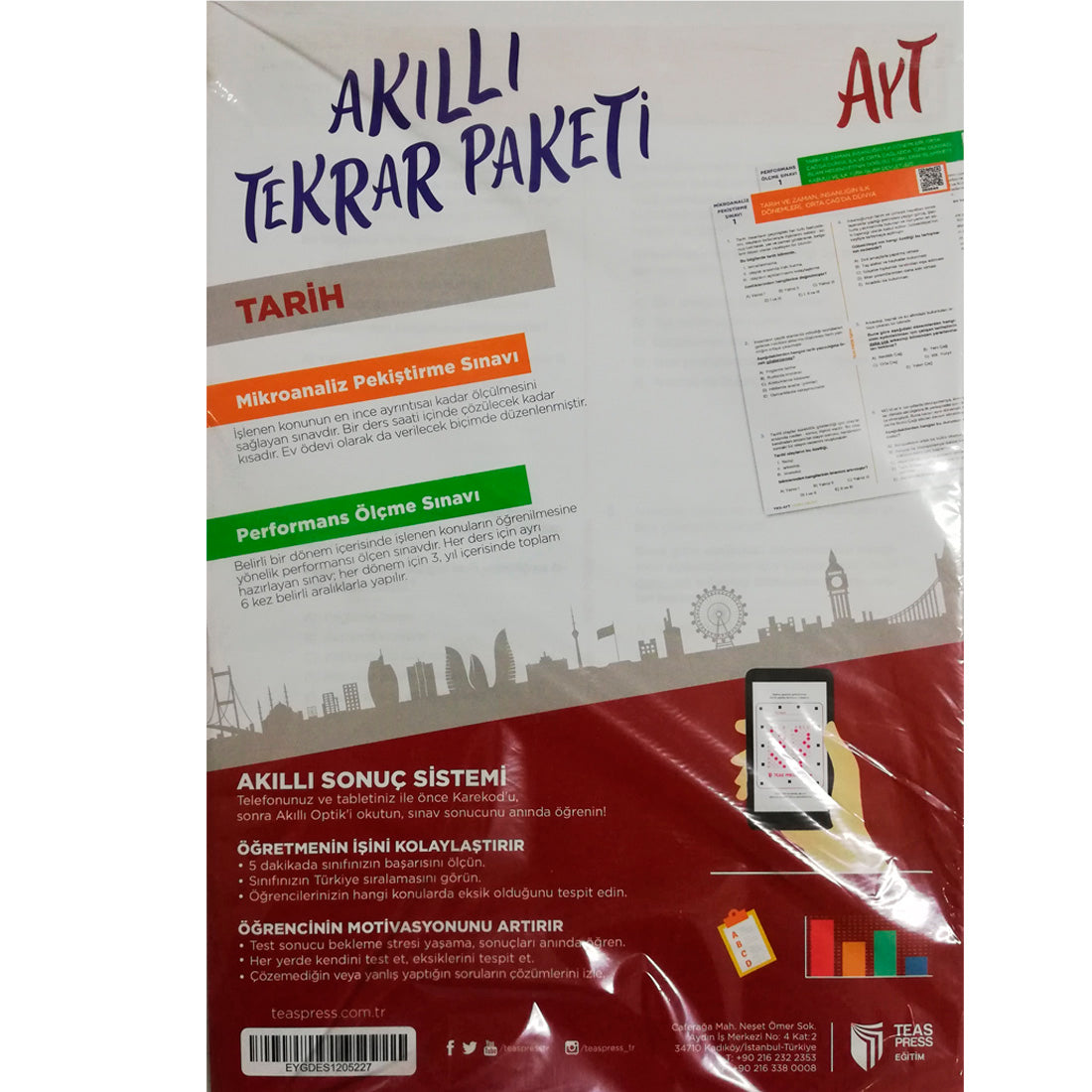 Teas Press Yayınları AYT Tarih Akıllı Tekrar Paketleri