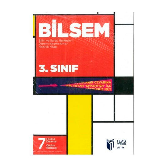 Teas Press Yayınları Bilsem 3. Sınıf Çözümlü 7 Fasikül Deneme