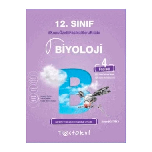 Test Okul Yayınları 12. Sınıf Biyoloji Konu Özetli Fasikül Soru Kitabı