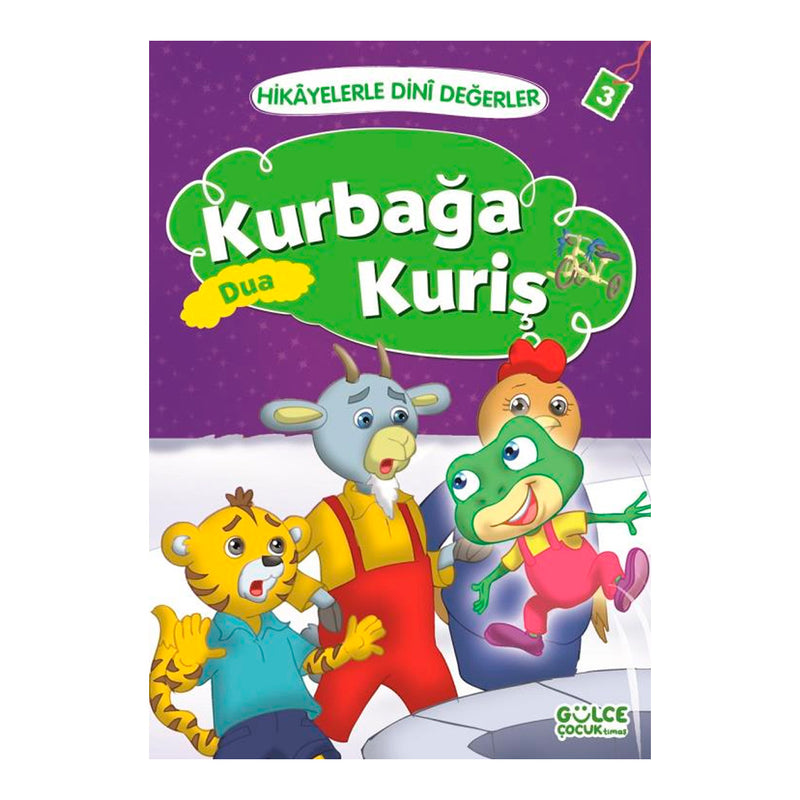 Timaş Çocuk - İlk Çocukluk Hikayelerle Dini Değerler 3 - Kurbağa Kuriş Dua