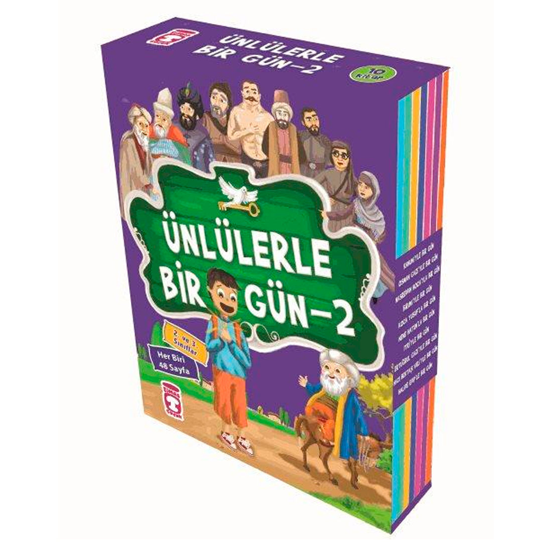 Timaş Çocuk - İlk Çocukluk Ünlülerle Bir Gün 2 (10 Kitap)