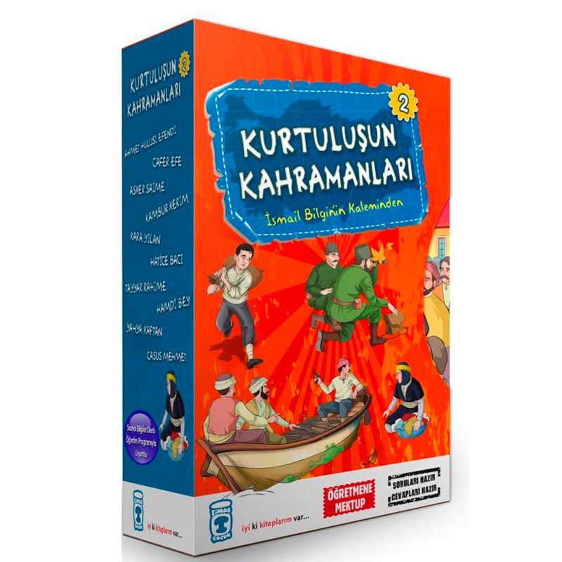 Timaş Çocuk Kurtuluşun Kahramanları Seti 2 (10 Kitap Takım)