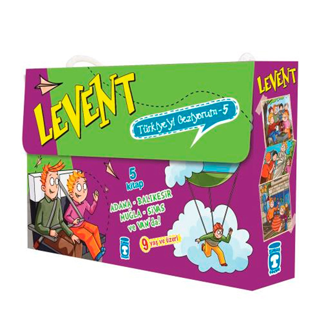 Timaş Çocuk Yayınları Türkiye`yi Geziyorum 5 Levent 5 Kitap Set