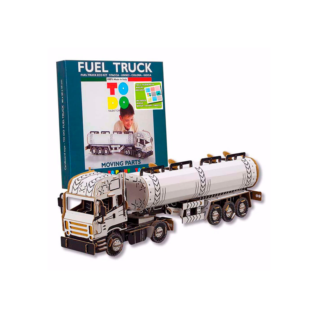 To Do Ahşap Çocuk Yakıt Kamyonu Puzzle