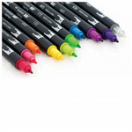 Tombow 20'li Mükemmel Karışım Renkler AB-T Dual Brush Pen Seti - Sanat, İllüstrasyon ve Kaligrafi Kalemi