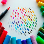 Tombow 6'lı Doğal Renkler AB-T Dual Brush Pen Kalem Seti - Sanat, Çizim ve Kaligrafi Marker Kalemi