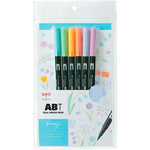Tombow 6'lı Fantezi Renkler AB-T Dual Brush Pen Seti - Sanatsal Çizim, İllüstrasyon ve Kaligrafi Marker