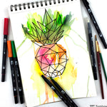 Tombow AB-T Avokado Çift Uçlu Grafik Kalemi - Sanatsal Çizim, Eskiz ve İllüstrasyon Kalemi