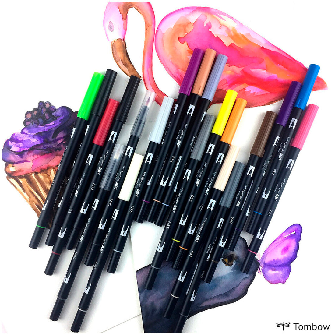 Tombow AB-T Blender Pen Çift Uçlu Grafik Kalemi - Sanatsal Çizim ve Eskiz Kalemi