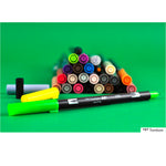 Tombow AB-T Krom Sarı Çift Uçlu Grafik Kalemi - Sanatsal Çizim ve Eskiz Kalemi