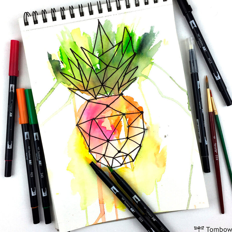 Tombow AB-T Cool Gray Çift Uçlu Grafik Kalemi - Çizim, Eskiz ve Sanat Kalemi