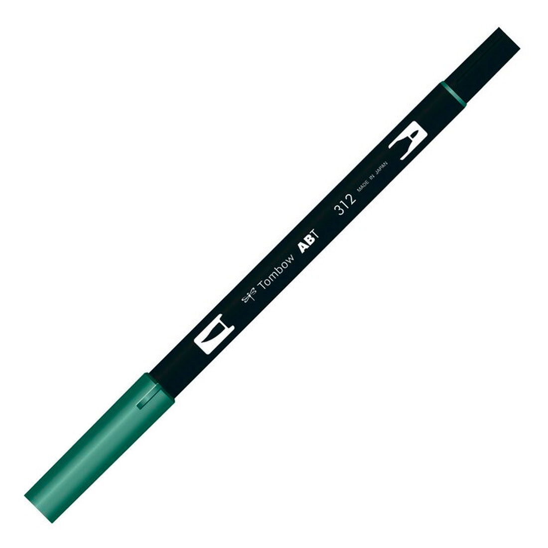 Tombow AB-T Koyu Yeşil Çift Uçlu Grafik Kalemi - Sanat, Çizim ve İllüstrasyon Kalemi