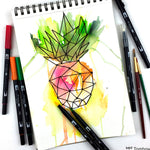 Tombow AB-T Açık Kiraz Çift Uçlu Grafik Kalemi - Sanatsal Çizim ve Eskiz Kalemi