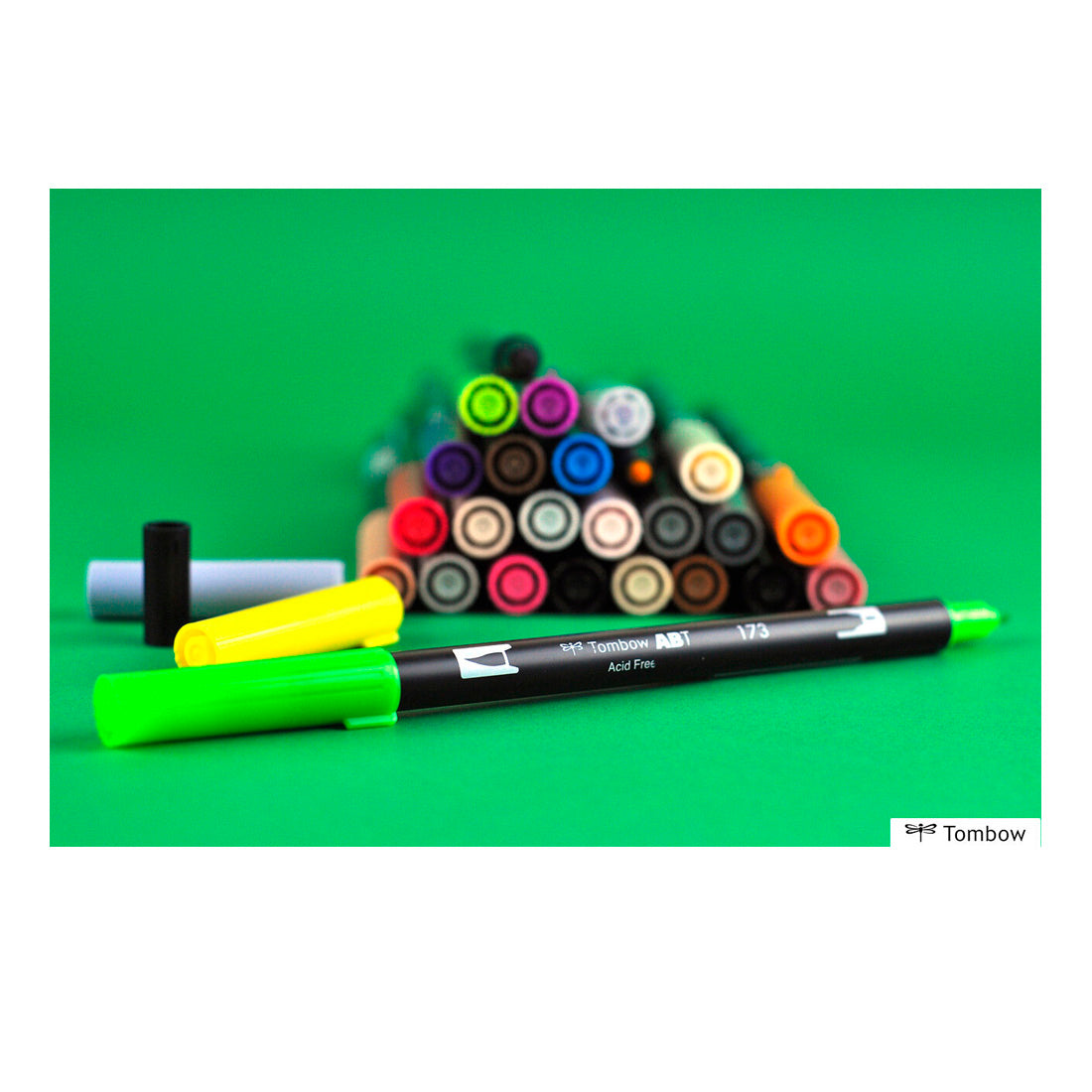 Tombow AB-T Kraliyet Moru Çift Uçlu Grafik Kalemi - Sanatsal Çizim ve İllüstrasyon Kalemi