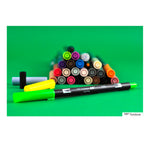 Tombow AB-T Kraliyet Moru Çift Uçlu Grafik Kalemi - Sanatsal Çizim ve İllüstrasyon Kalemi