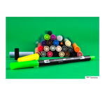 Tombow AB-T Rubin Kırmızısı Çift Uçlu Grafik Kalemi - Sanat, Çizim ve Eskiz Kalemi
