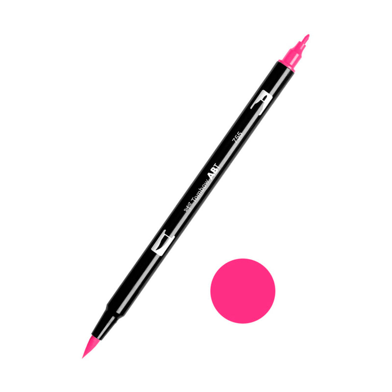 Tombow AB-T Rubin Kırmızısı Çift Uçlu Grafik Kalemi - Sanat, Çizim ve Eskiz Kalemi