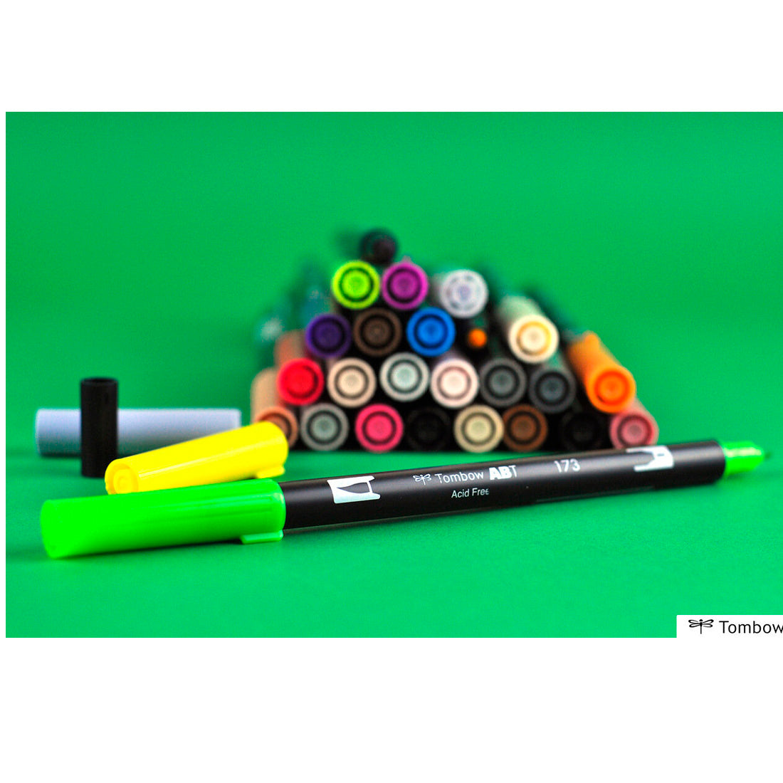 Tombow AB-T Saddle Brown Çift Uçlu Grafik Kalemi - Sanatsal Çizim, Eskiz ve İllüstrasyon Kalemi