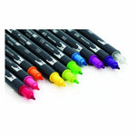 Tombow Dual Brush 10'lu Parlak Tonlar Çift Uçlu Grafik Kalem - Sanat, Çizim, İllüstrasyon ve Kal