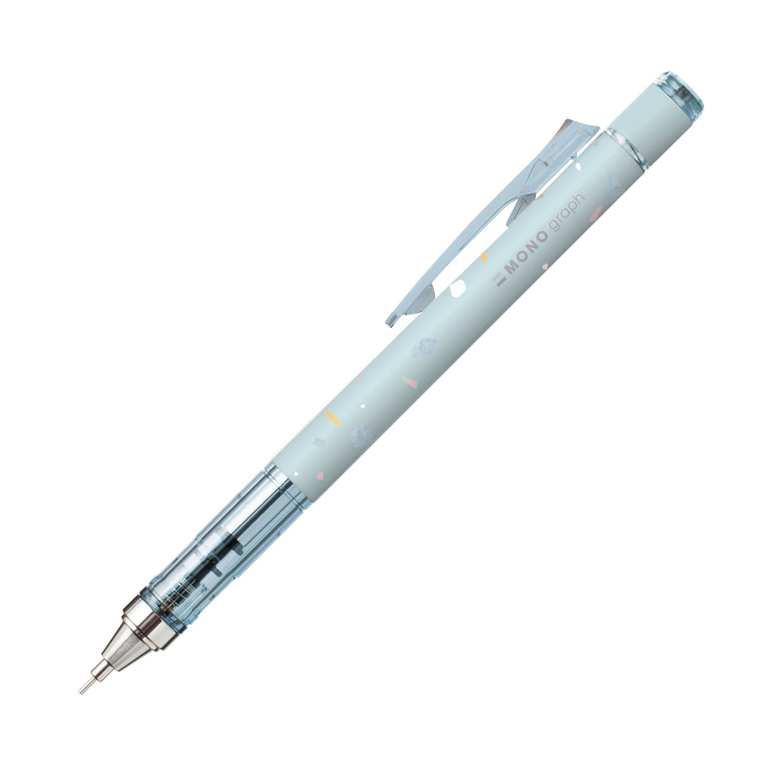 Tombow Mono Graph 0.5 Mm. Terrazzo Buz Mavi Mekanik Kurşun Kalem