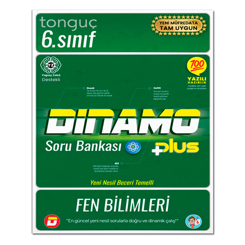 Tonguç Akademi Yayın 6. Sınıf Dinamo Fen Bilimleri Soru Bankası