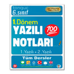 Tonguç Akademi Yayın 6. Sınıf Yazılı Notları 1. Dönem 1 ve 2. Yazılı