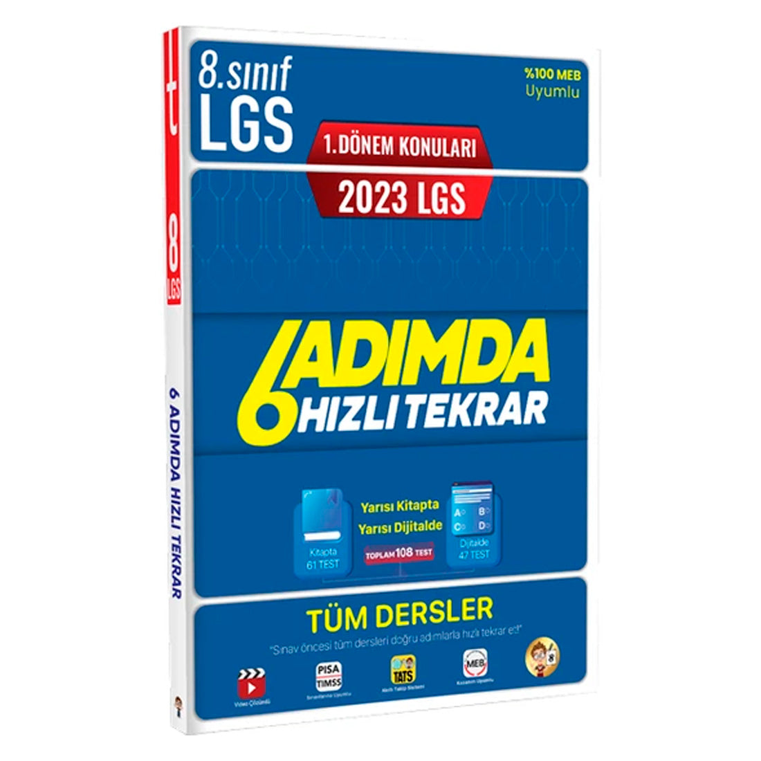 Tonguç Akademi Yayınları 2023 LGS 1. Dönem 6 Adımda Tüm Dersler Hızlı Tekrar
