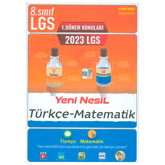 Tonguç Akademi Yayınları 2023 LGS 1. Dönem Yeni Nesil Türkçe Matematik Soru Bankası