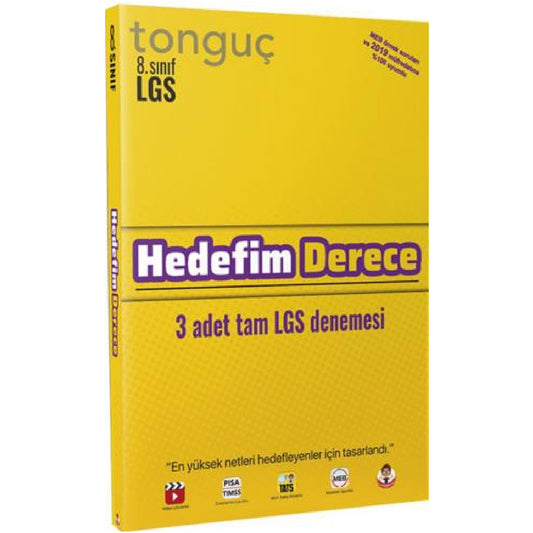 Tonguç Akademi Yayınları 8. Sınıf LGS Hedefim Derece Denemeleri