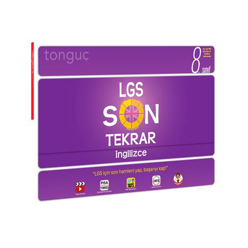Tonguç Akademi Yayınları 8. Sınıf LGS İngilizce Son Tekrar