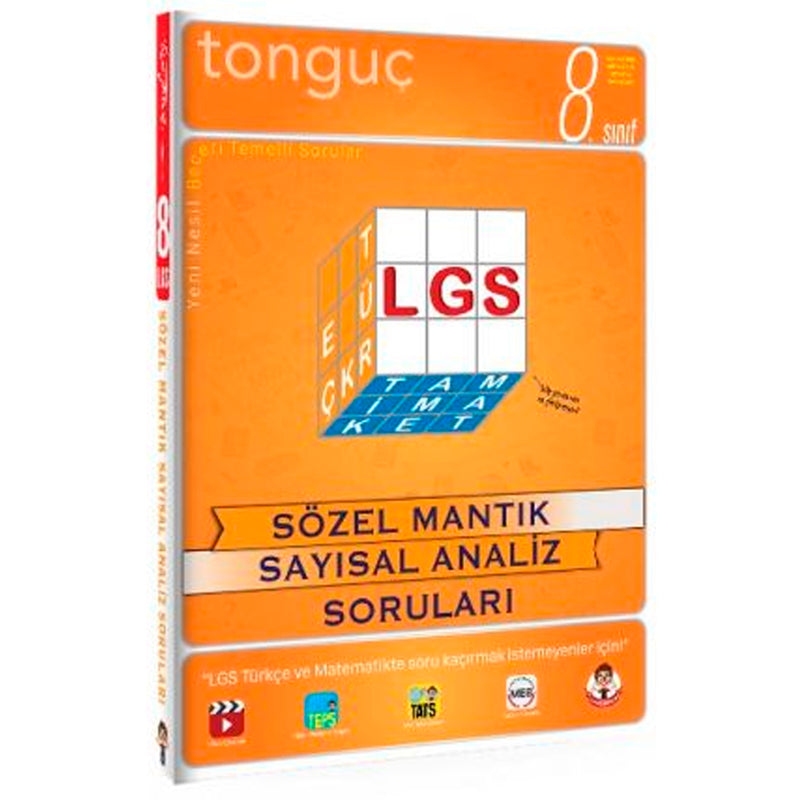 Tonguç Akademi Yayınları 8.Sınıf LGS Sözel Mantık Sayısal Analiz Soruları 2020-2021