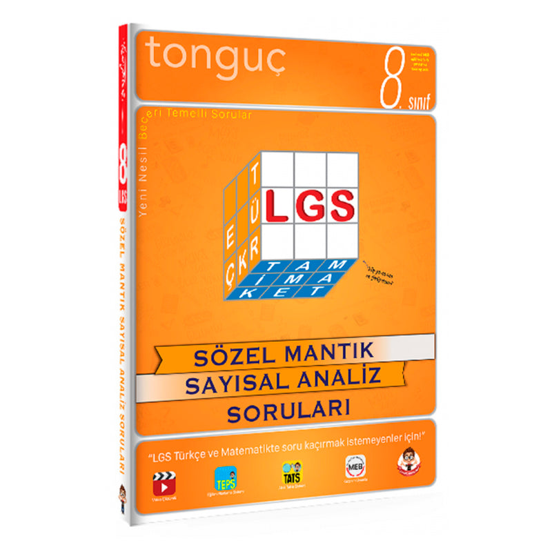 Tonguç Akademi Yayınları 8.Sınıf LGS Sözel Mantık,Sayısal Analiz Soruları