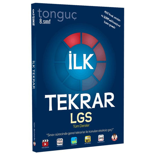 Tonguç Akademi Yayınları 8. Sınıf LGS Tüm Dersler İlk Tekrar