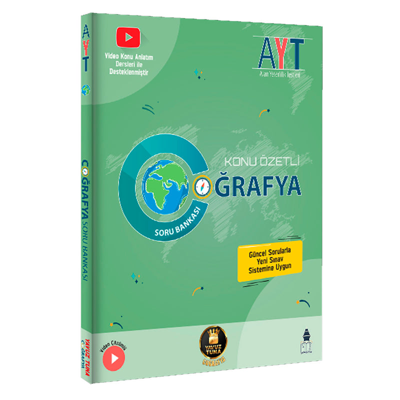 Tonguç Akademi Yayınları AYT Coğrafya Konu Özetli Soru Bankası