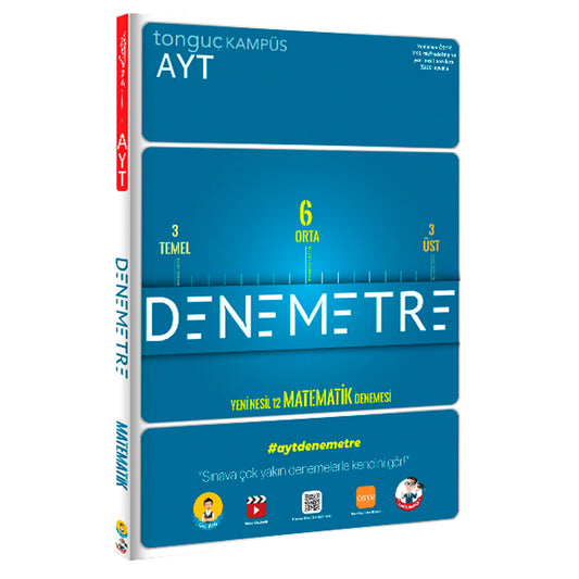 Tonguç Akademi Yayınları AYT Denemetre Yeni Nesil 12 Matematik Denemesi