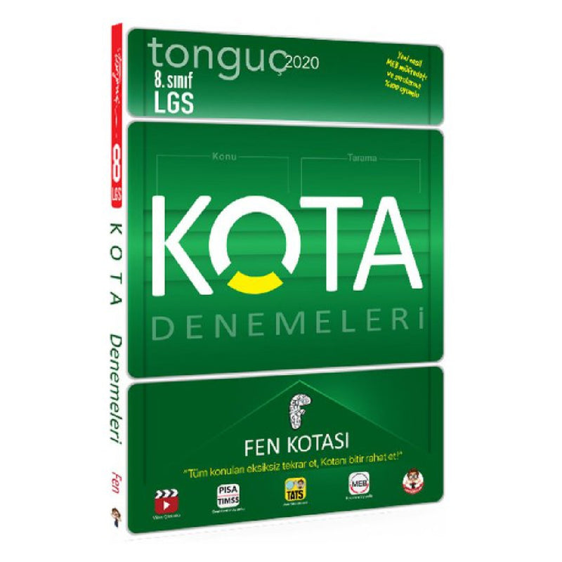 Tonguç Akademi Yayınları KOTA Konu Taramaları Fen Bilimleri Kotası 2019-2020