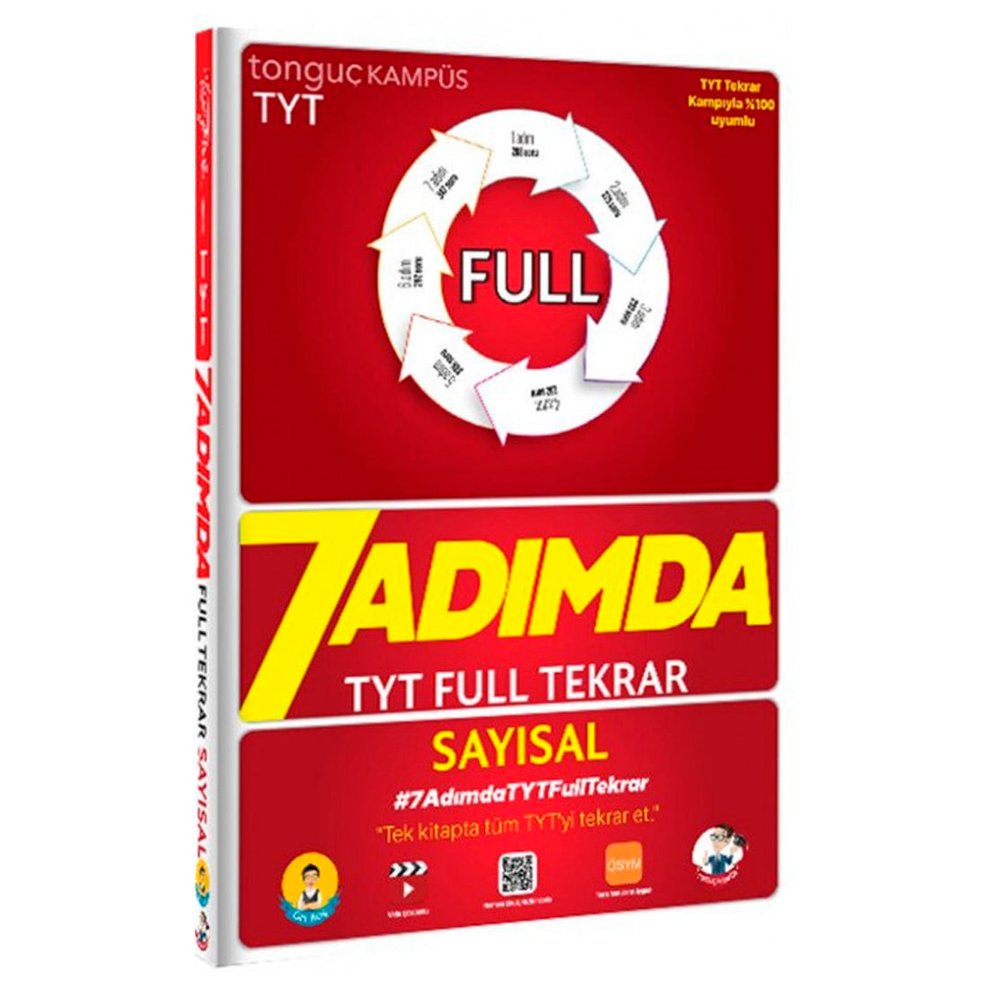 Tonguç Akademi Yayınları TYT Sayısal 7 Adımda Full Tekrar Soru Bankası