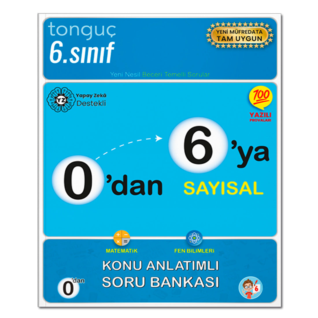 Tonguç Yayın 6.Sınıf Sayısal Konu Anlatımlı Soru Bankası
