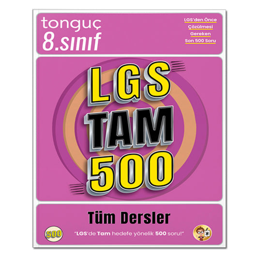 Tonguç Yayınları 8. Sınıf Tüm Dersler Tam 500 Soru Bankası