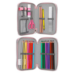 Top Model 2 Katlı Simli Dolu Kalem Kutusu, N/A