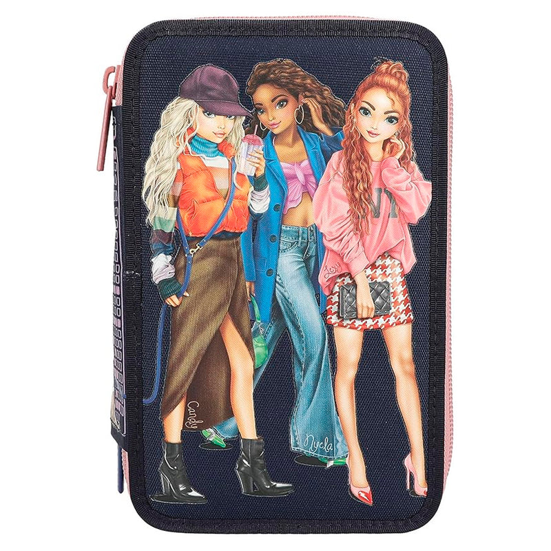 Top Model 3 Katlı Dolu Kalem Kutusu City Girls