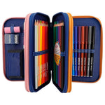 Top Model 3 Katlı Dolu Kalem Kutusu City Girls