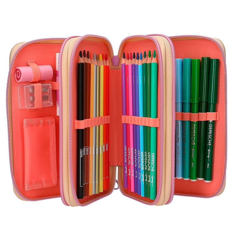 Top Model 3 Katlı Kalem Kutusu Kız Gücü, N/A