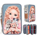 Top Model 3 Katlı Kedi Sevgisi Dolu Kalem, N/A