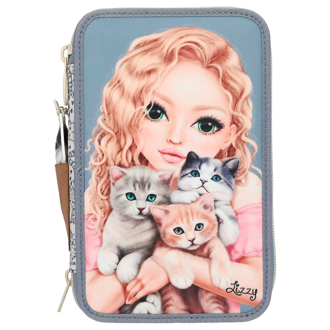 Top Model 3 Katlı Kedi Sevgisi Dolu Kalem, N/A