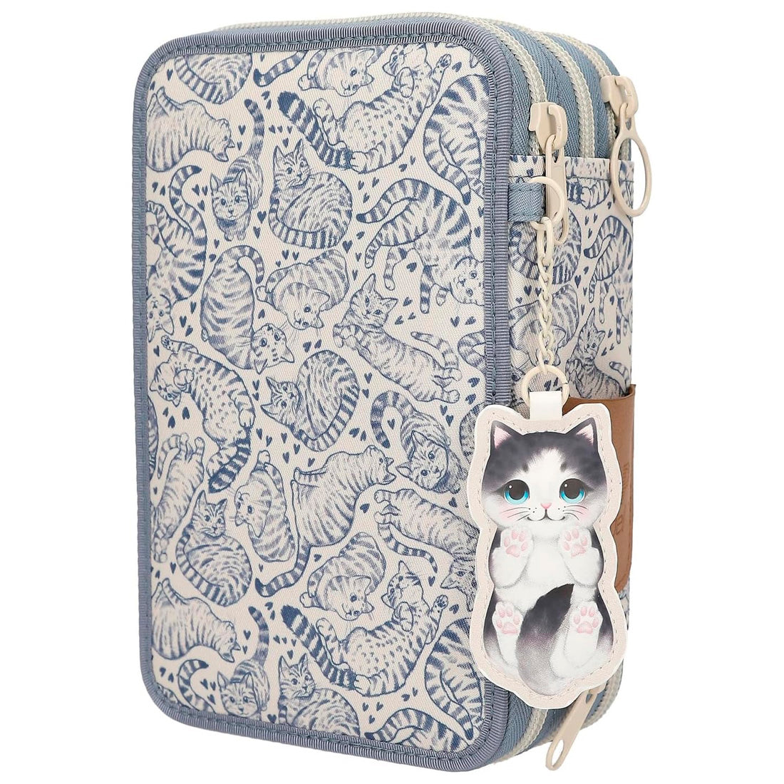 Top Model 3 Katlı Kedi Sevgisi Dolu Kalem, N/A